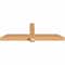 Ekena Millwork Eugene Smooth Timber Gable Bracket, Western Red Cedar, 72"W x 24"H x 5 1/2"D x 5 1/2"F, 8/12 Pitch GBW072X24X0606EUG00SWR - alternate 4